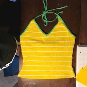 Summer halter top; fits small to medium